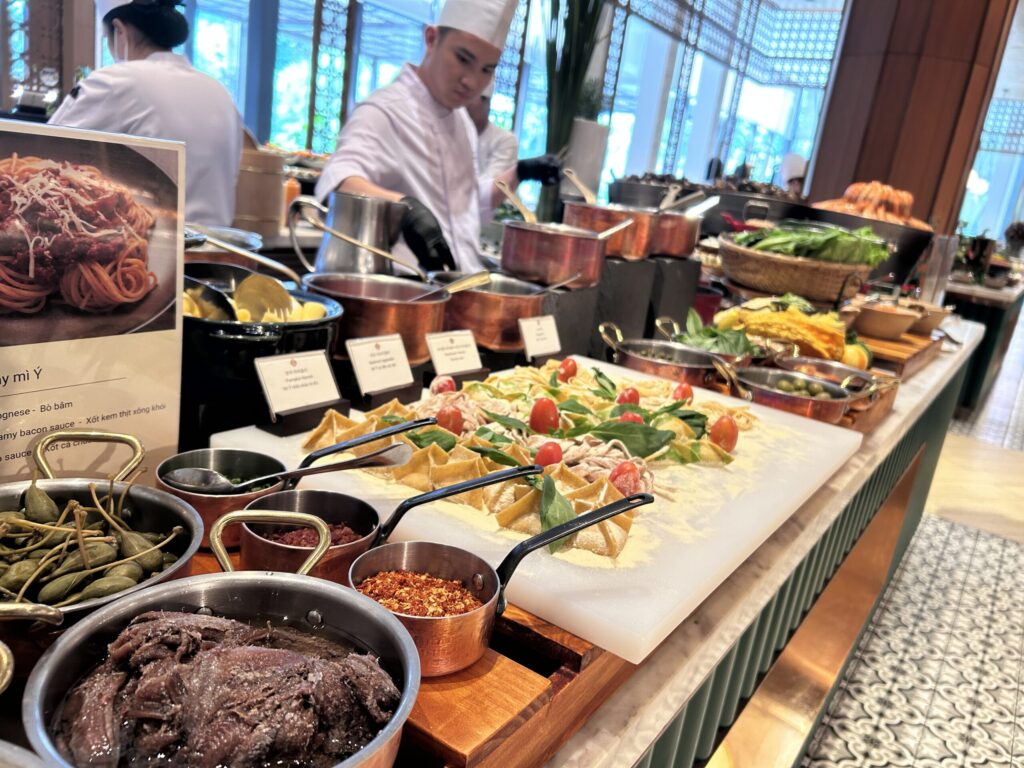 ロッテホテル サイゴンのビュッフェ